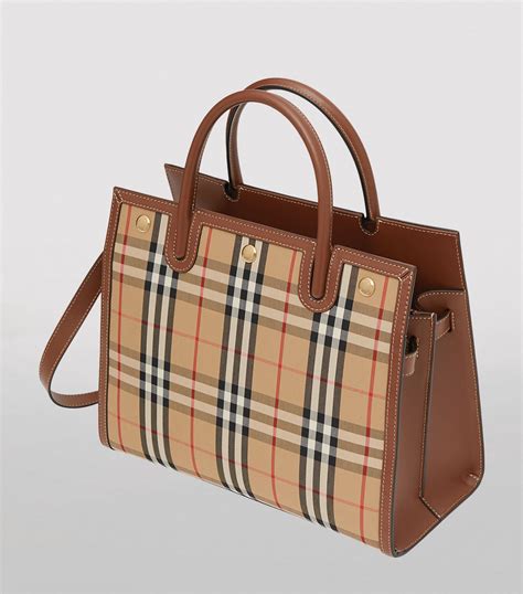 burberry mega check bag|burberry small vintage check bag.